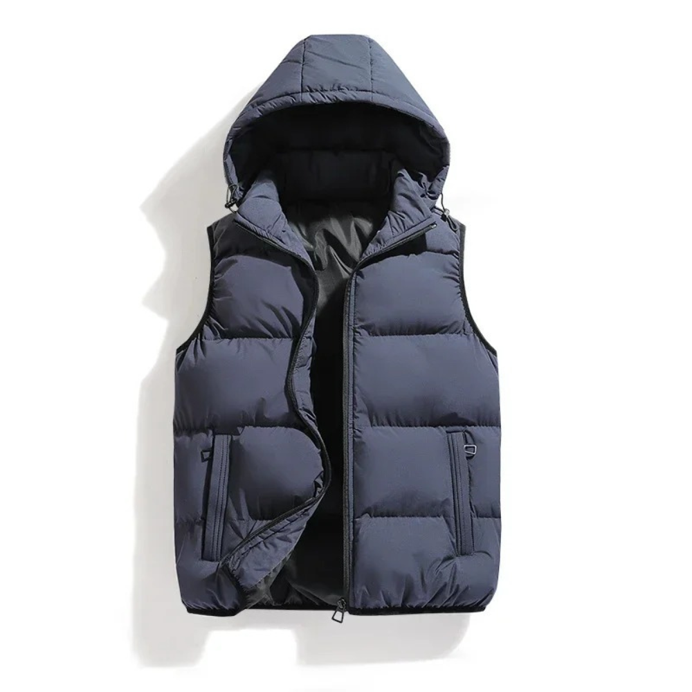 Aapo | Dames Luchtig Donzen Vest | Afneembare Capuchon, Zomer 2