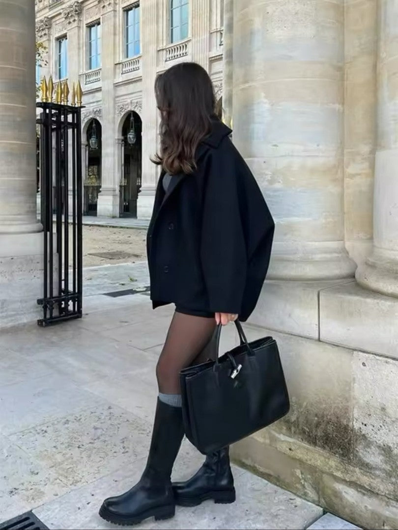 Acy | Dames Oversized Wollen Jas Winter | Warm en Stijlvol Short jacket Esto Moda