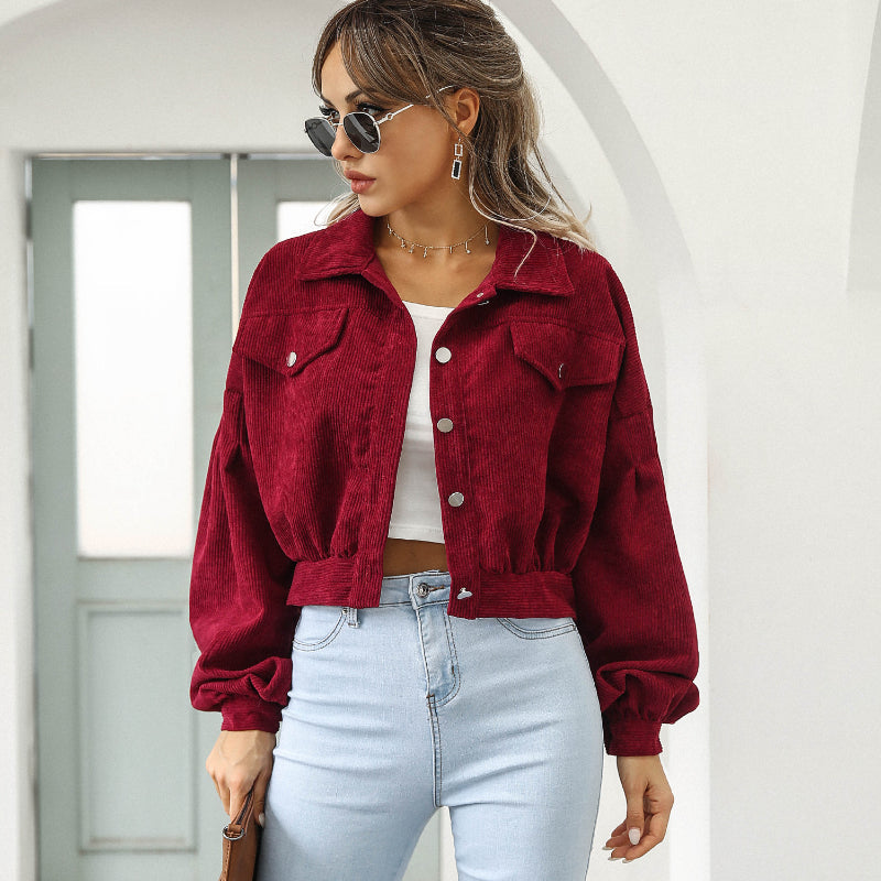 Adelisa | Dames Korte Jas | Lichtgewicht en Modieus Tussenseizoen Short jacket Esto Moda