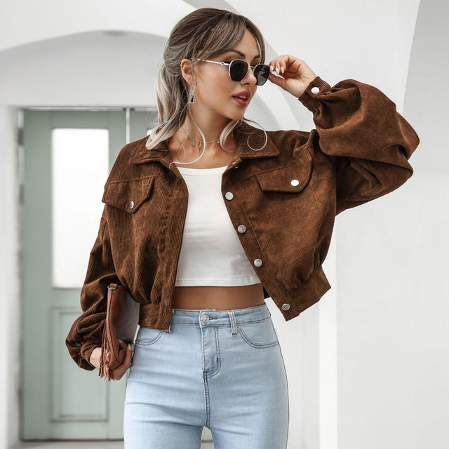 Adelisa | Dames Korte Jas | Lichtgewicht en Modieus Tussenseizoen Short jacket Esto Moda