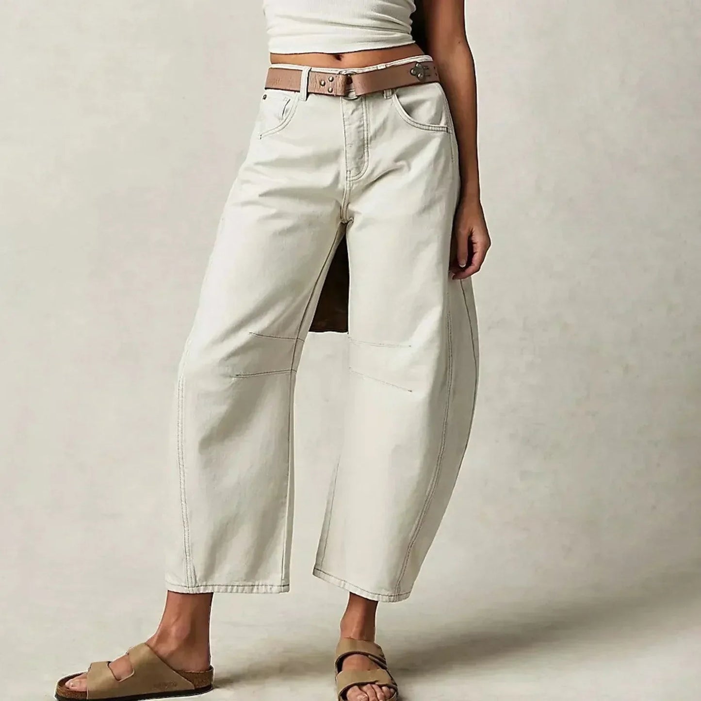 Adley | Dames Flared Broek | Luchtig en Comfortabel met Lage Taille 1