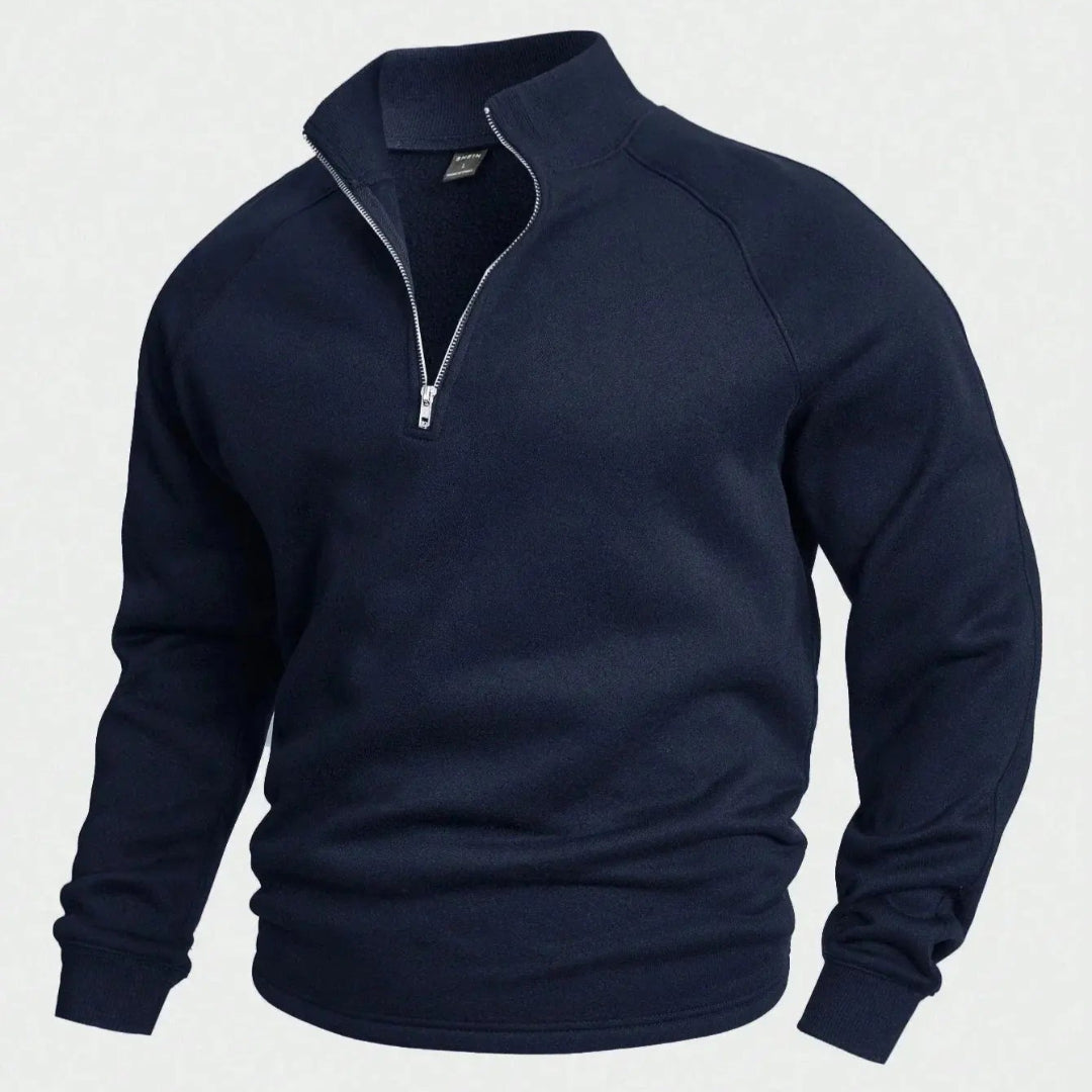 Antonio | Heren Casual Sweater | Halve Rits en Comfortabele Pasvorm 3