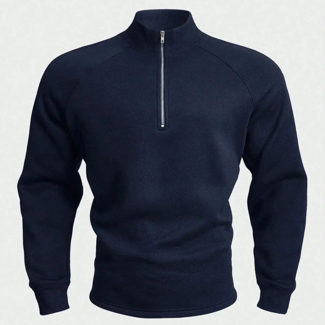 Antonio | Heren Casual Sweater | Halve Rits en Comfortabele Pasvorm 4