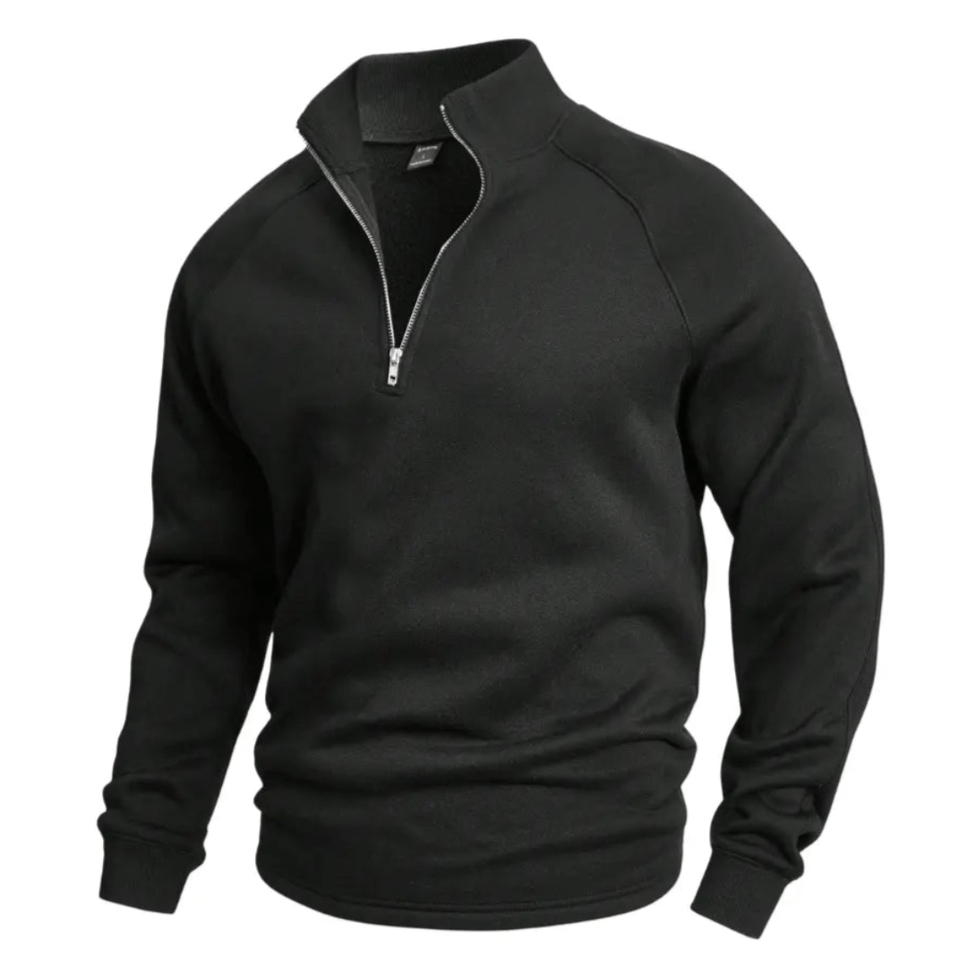 Antonio | Heren Casual Sweater | Halve Rits en Comfortabele Pasvorm 0