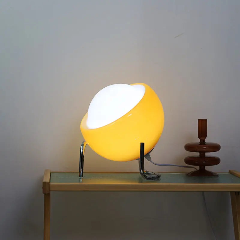 Bauhaus | Moderne Retro Tafel Lamp | Glas Met Warm Licht 4