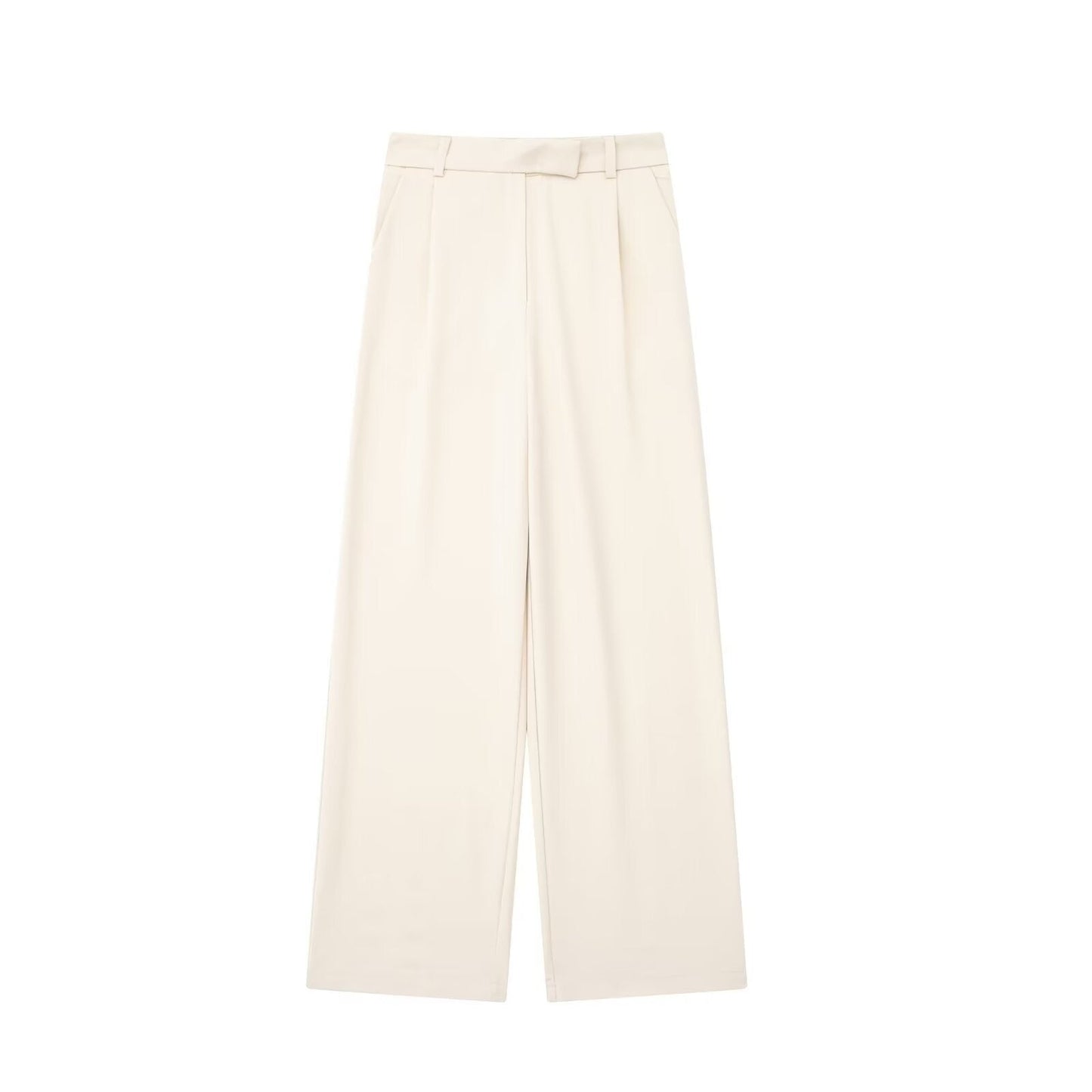Berlin | Zwarte Wijde Broek Dames | Comfortabele Pantalon met Wijde Pijp Pantalon Esto Moda