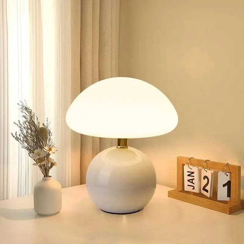 Elise | Franse Romantische LED Lamp | Speelse Paddenstoelvorm 1