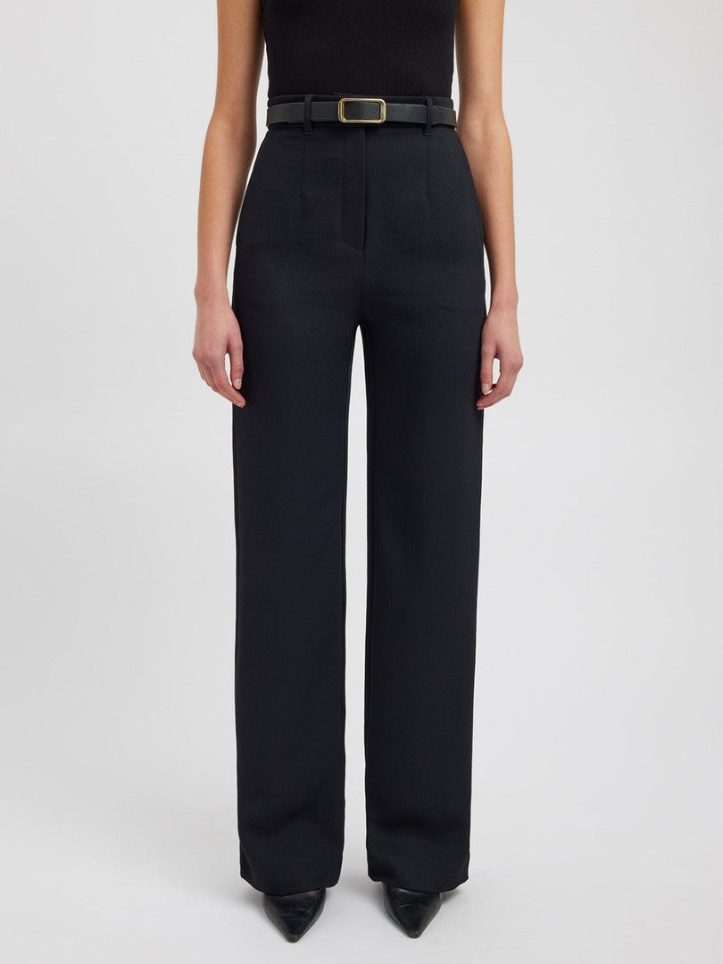 Genia | Dames Casual Chique Pantalon | Rechte Pasvorm met Zakken Pantalon Esto Moda
