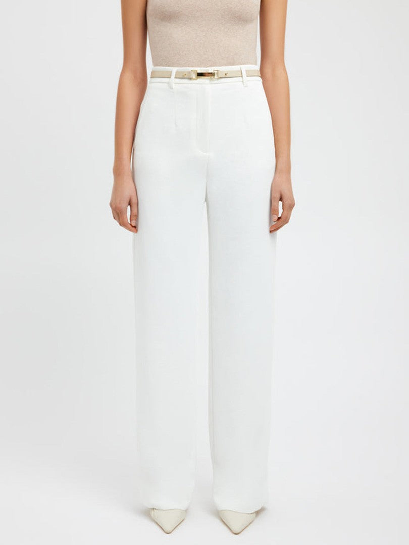 Genia | Dames Casual Chique Pantalon | Rechte Pasvorm met Zakken Pantalon Esto Moda
