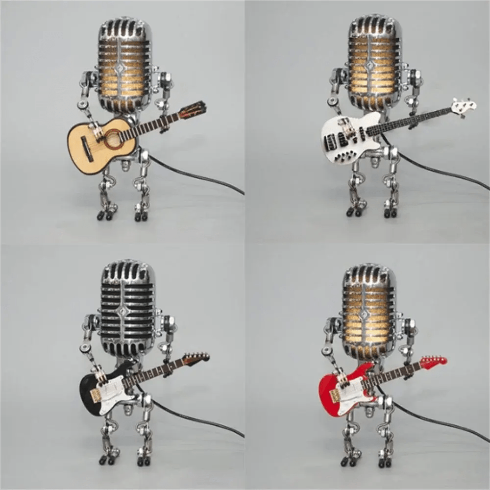 Guitarlamp | Luxe Dimbare Robot Lamp | Elegante Tafelverlichting 5