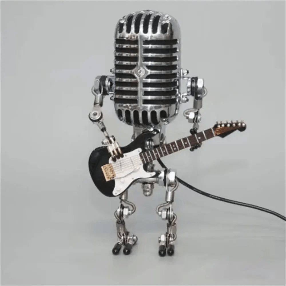 Guitarlamp | Luxe Dimbare Robot Lamp | Elegante Tafelverlichting 0