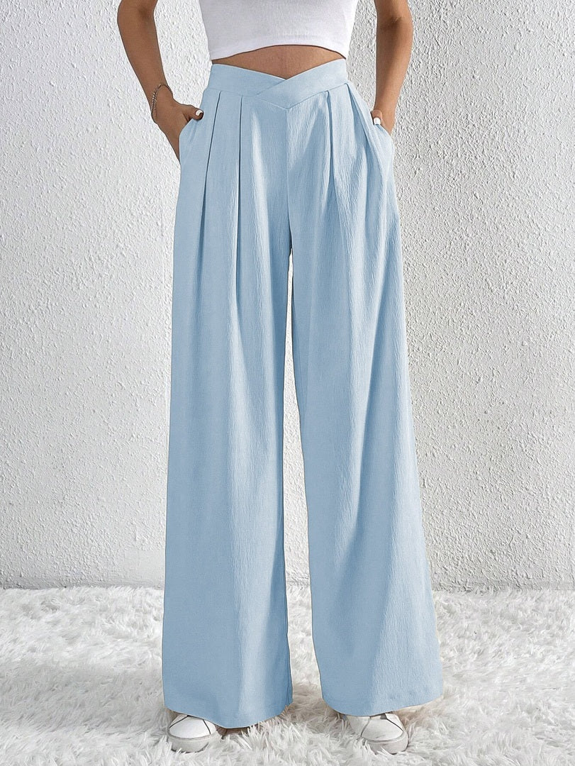 Jaelyn | Dames Flared Pantalon | Hoge Taille en Wijde Pijpen Pantalon Esto Moda