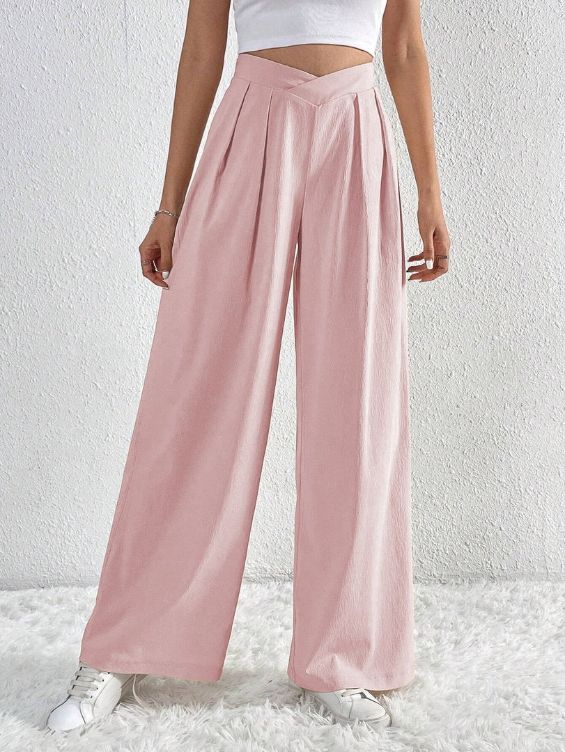 Jaelyn | Dames Flared Pantalon | Hoge Taille en Wijde Pijpen Pantalon Esto Moda