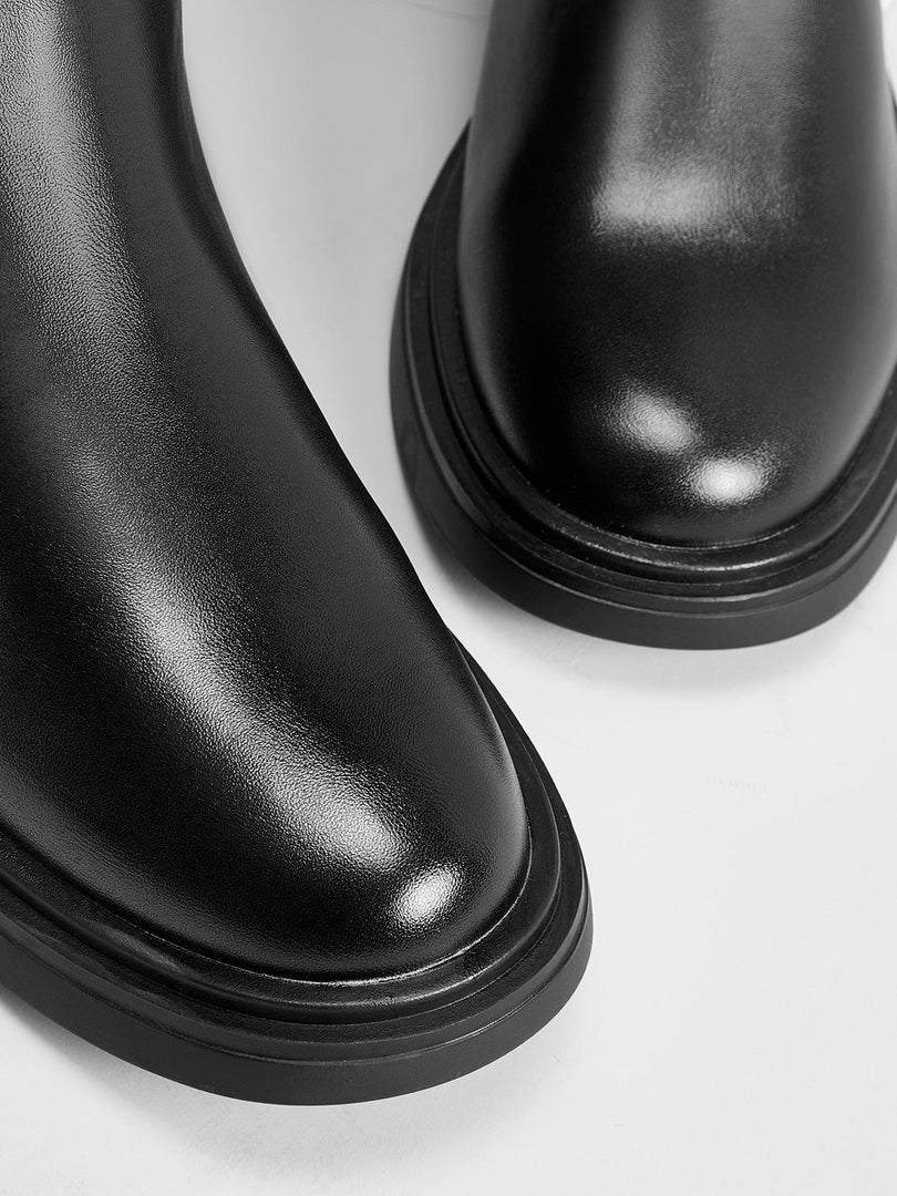 Jedy | Dames Laarzen van Echt Leer | Kniehoog en Comfortabel Boots Esto Moda