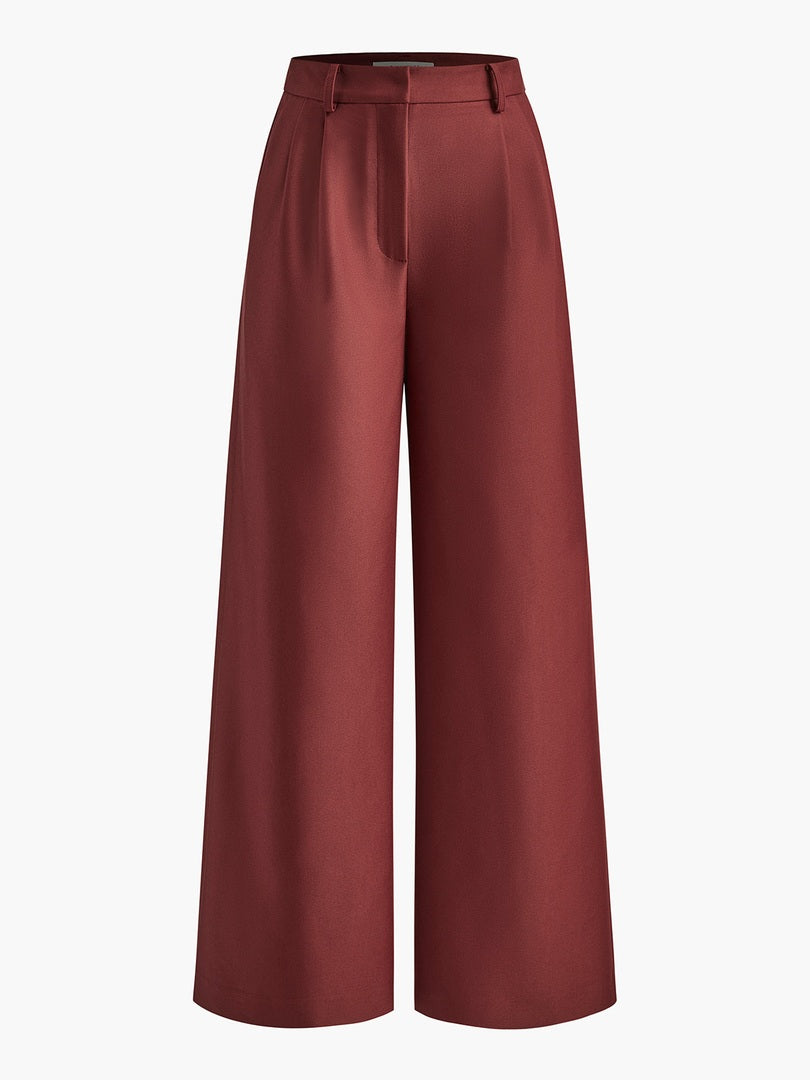 Julea | Dames Hoge Taille Broek | Elegante Zwarte Pantalon met Flatterende Pasvorm Pantalon Esto Moda