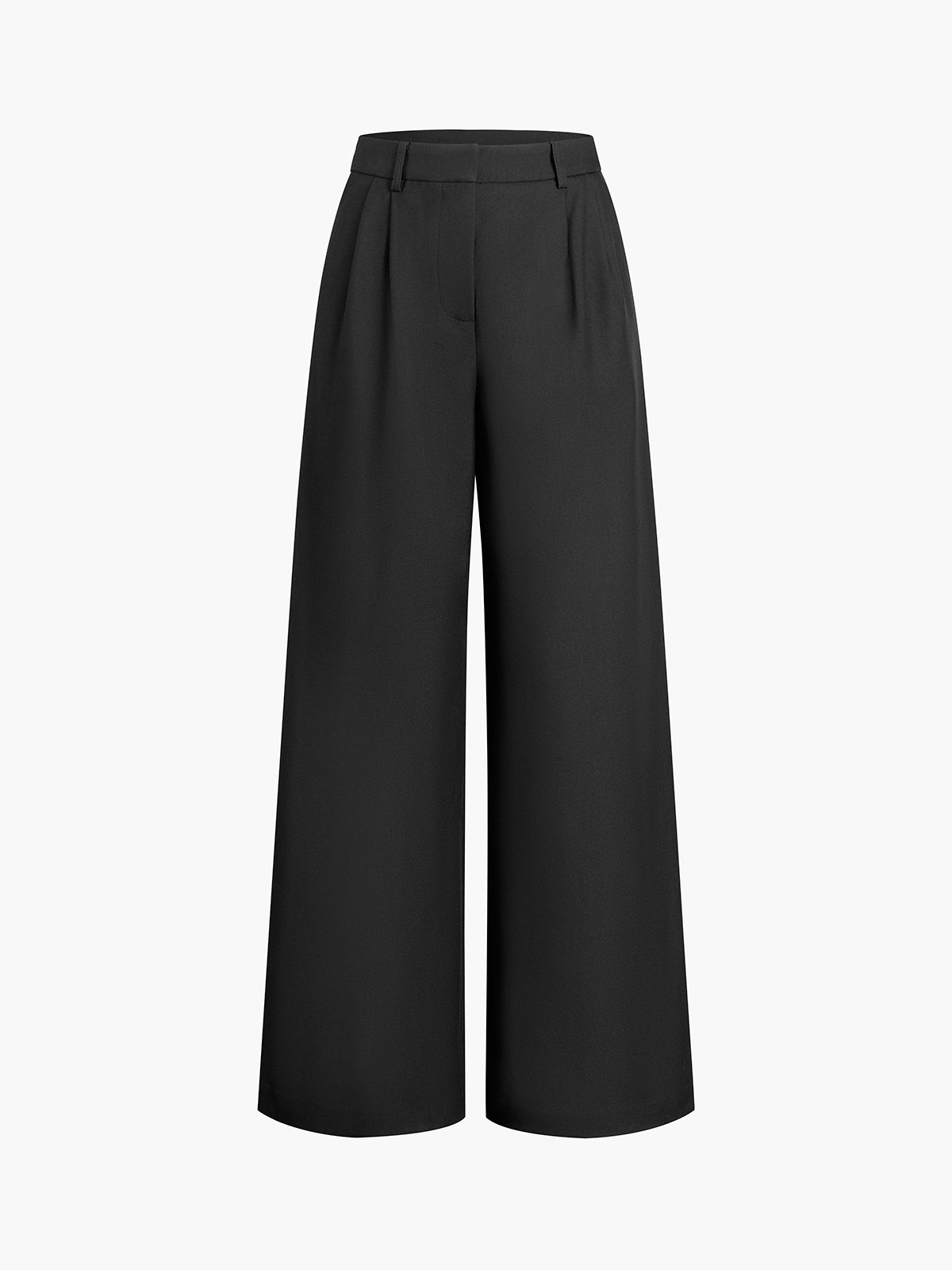 Julea | Dames Hoge Taille Broek | Elegante Zwarte Pantalon met Flatterende Pasvorm Pantalon Esto Moda