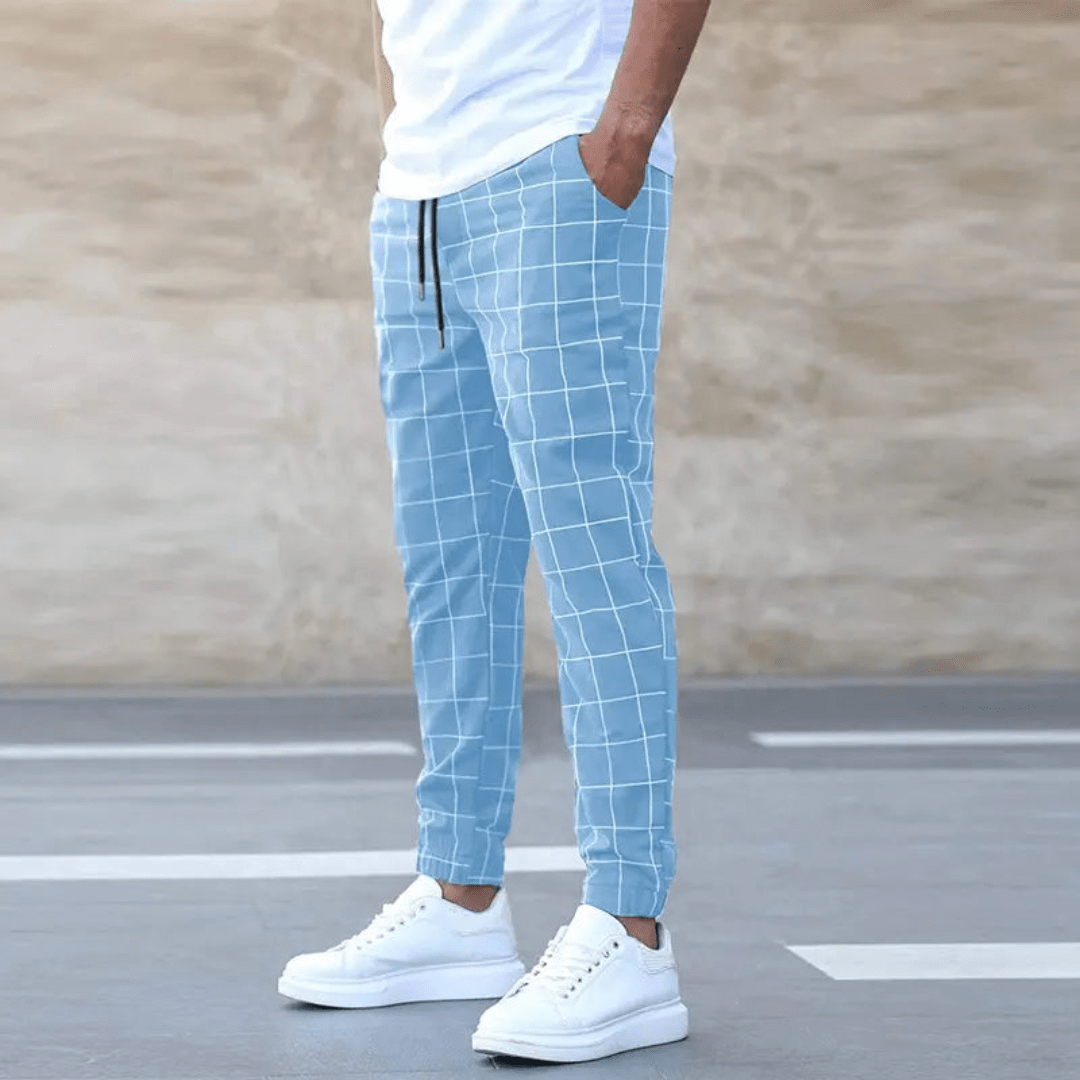 Mark | Heren Comfortabele Ruit Joggingbroek | Ademend en Stijlvol 2