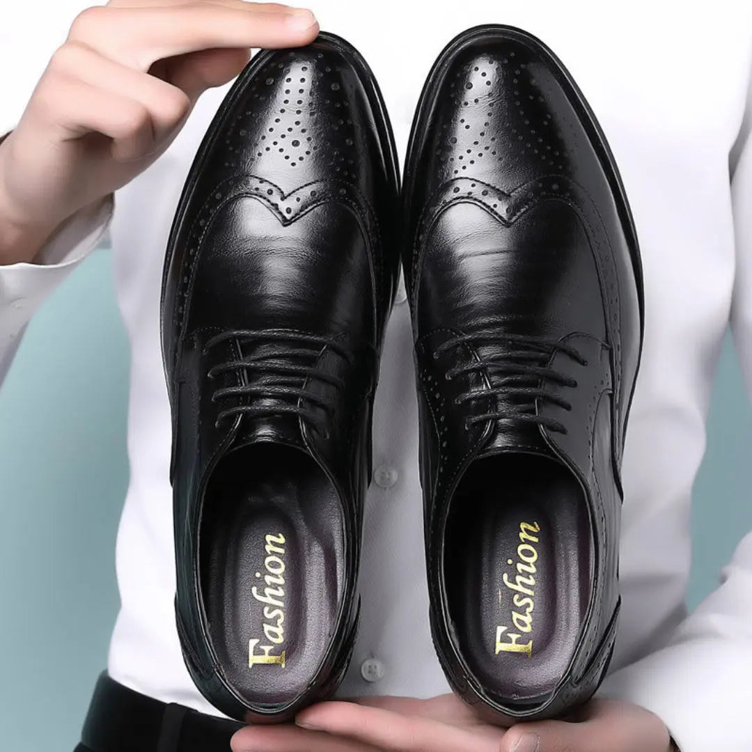 Mark | Heren Klassieke Oxford Schoenen | Brogue Detail Elegantie , Heren Dresschoenen , , Esto Moda