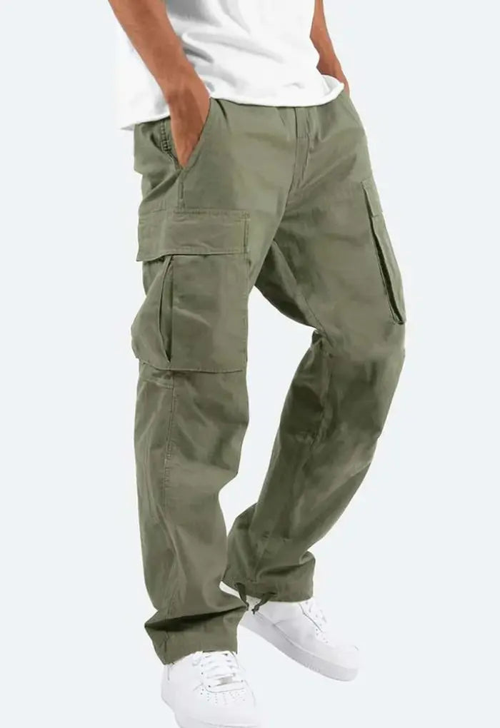 Mark | Heren Relaxte Pasvorm Cargo Broeken | Met Utility Pockets , Cargo Pants , , Esto Moda