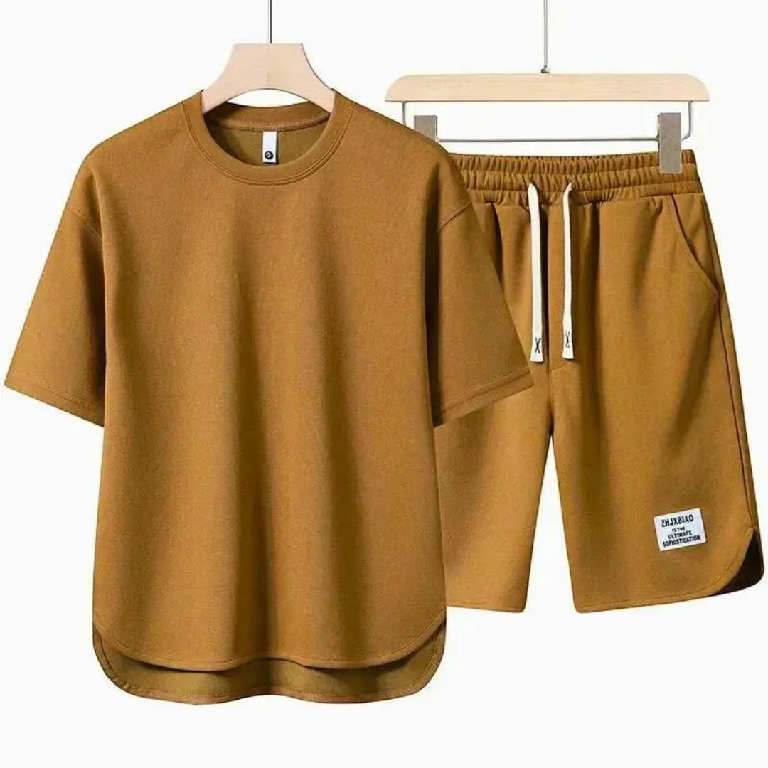 Mark | Mannen Ademend Casual T-Shirt en Shorts Set | Comfortabel en Stijlvol 4