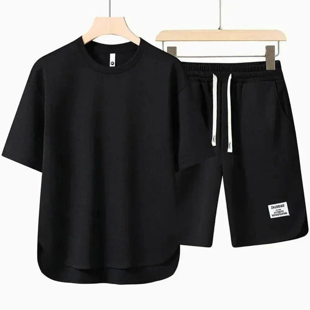 Mark | Mannen Ademend Casual T-Shirt en Shorts Set | Comfortabel en Stijlvol 2