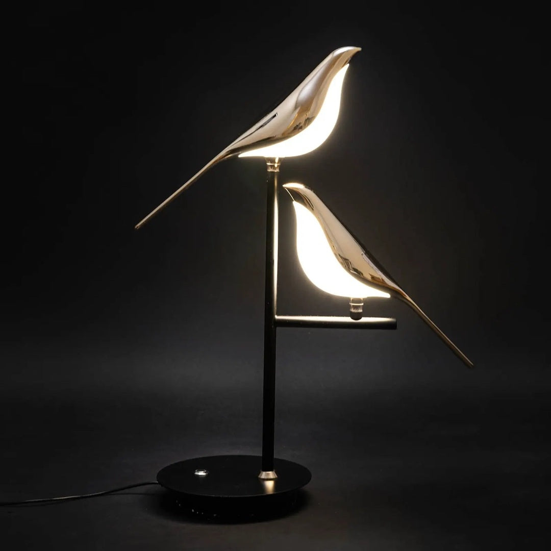 MisterBird | Gouden LED Tafellamp | Postmoderne Vogel Design 3