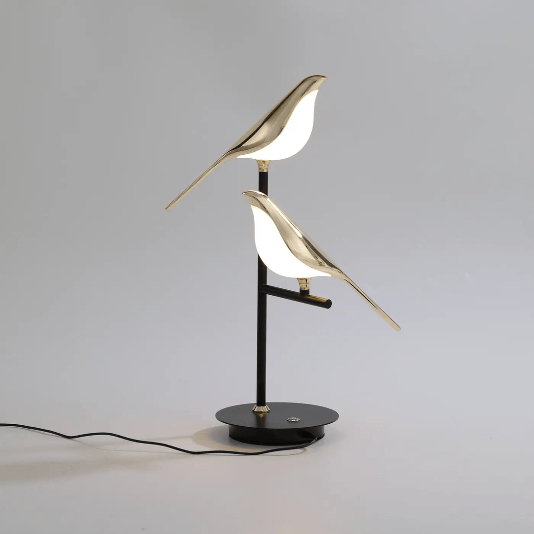 MisterBird | Gouden LED Tafellamp | Postmoderne Vogel Design 5