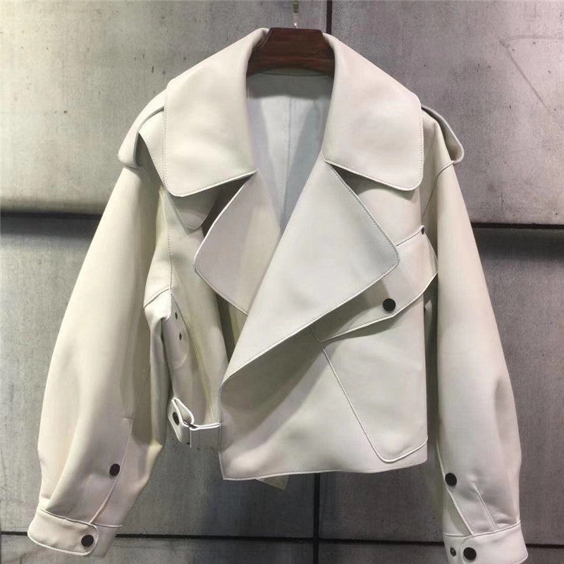 Mylene | Dames Leren Bomberjack | Zwart Tijdloos Design voor Elke Gelegenheid Short jacket Esto Moda