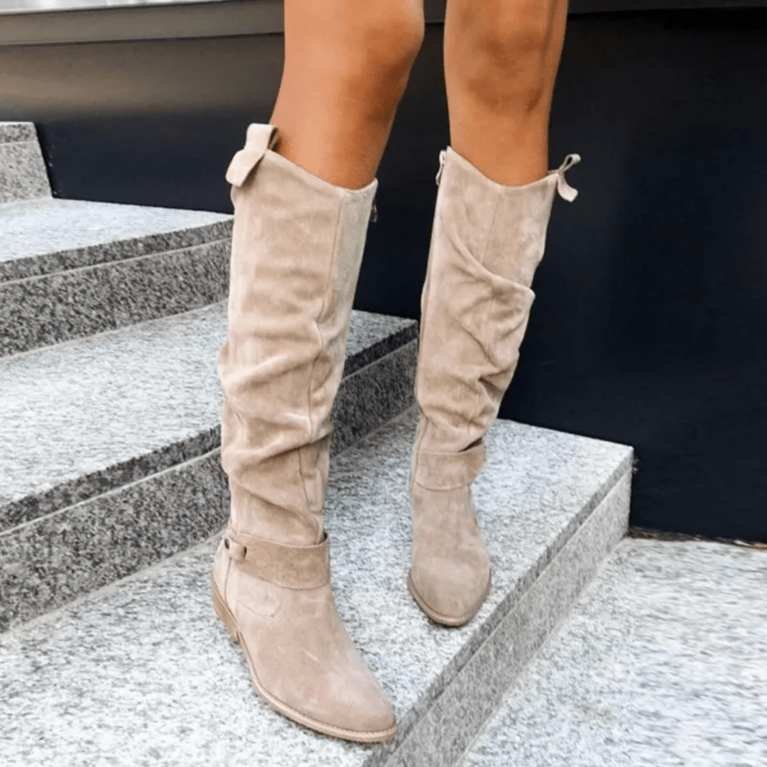 Satine | Elegante Dameslaarzen | Kniehoog Lichtgewicht en Ademend Boots Esto Moda