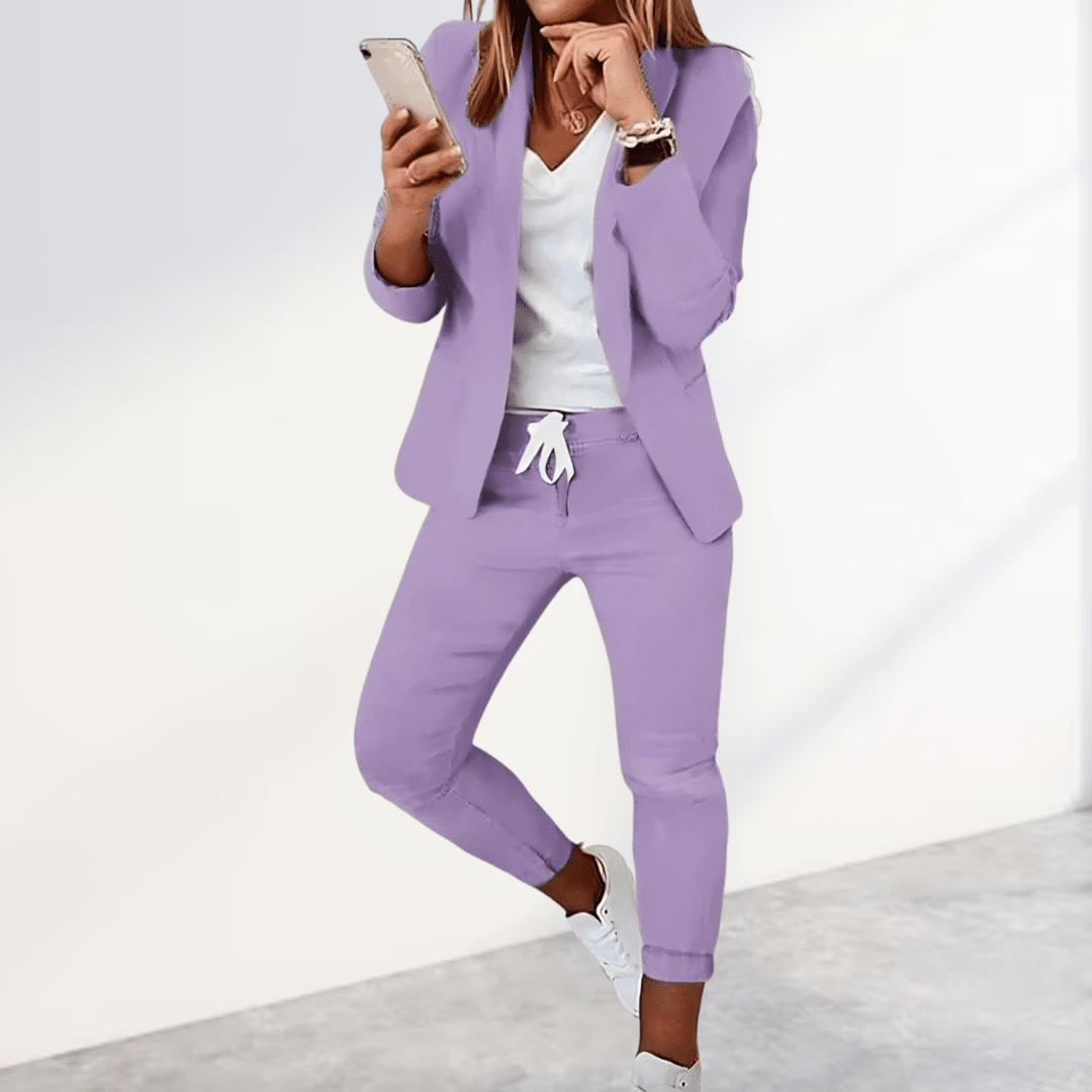 Sophie | Dames Elegante Blazer- en Broekset | Comfortabel en Duurzaam Blazer set Esto Moda