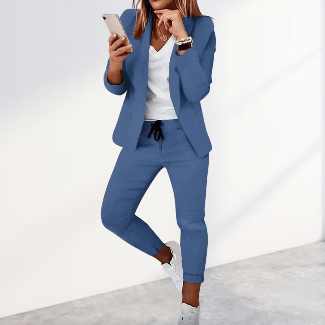 Sophie | Dames Elegante Blazer- en Broekset | Comfortabel en Duurzaam Blazer set Esto Moda