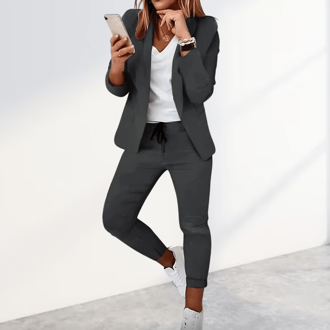 Sophie | Dames Elegante Blazer- en Broekset | Comfortabel en Duurzaam Blazer set Esto Moda