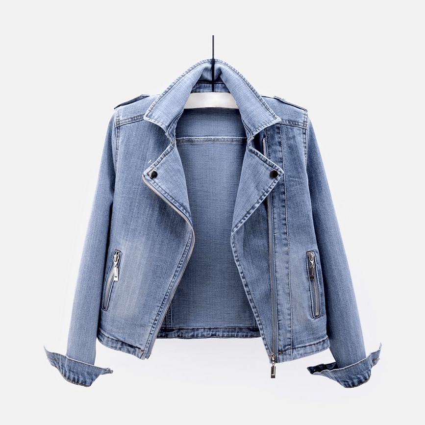Sophie | Lange spijkerjas voor dames | Premium katoen Short jacket Esto Moda