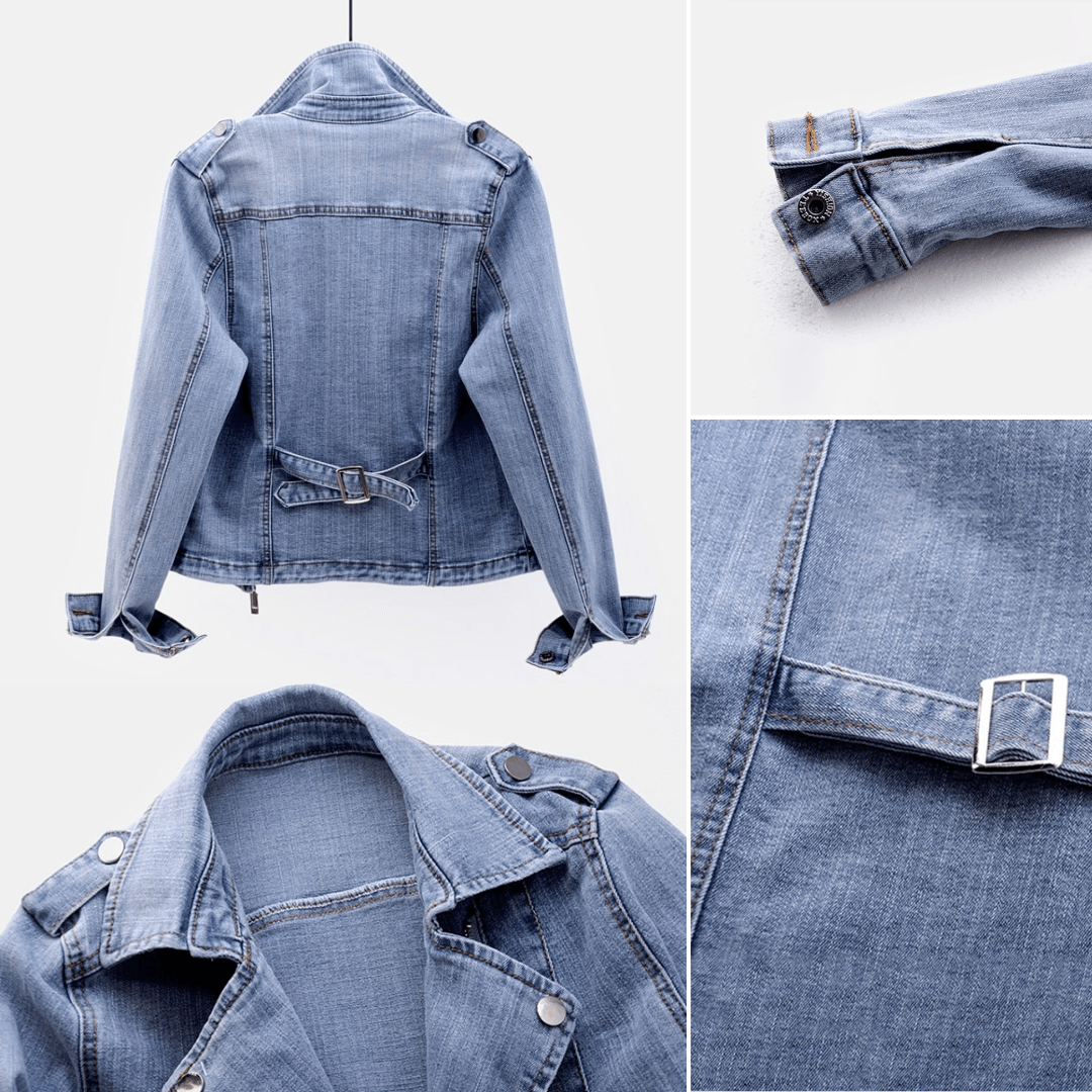 Sophie | Lange spijkerjas voor dames | Premium katoen Short jacket Esto Moda
