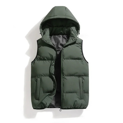Aapo | Dames Luchtig Donzen Vest | Afneembare Capuchon, Zomer 1