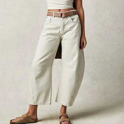 Adley | Dames Flared Broek | Luchtig en Comfortabel met Lage Taille 1