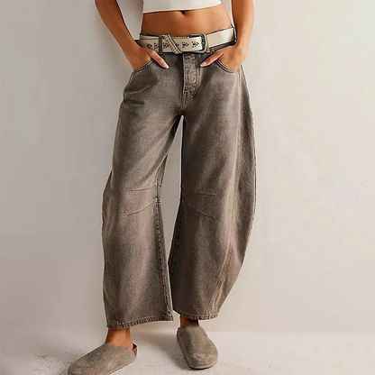 Adley | Dames Flared Broek | Luchtig en Comfortabel met Lage Taille 2