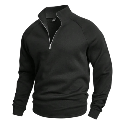 Antonio | Heren Casual Sweater | Halve Rits en Comfortabele Pasvorm 0