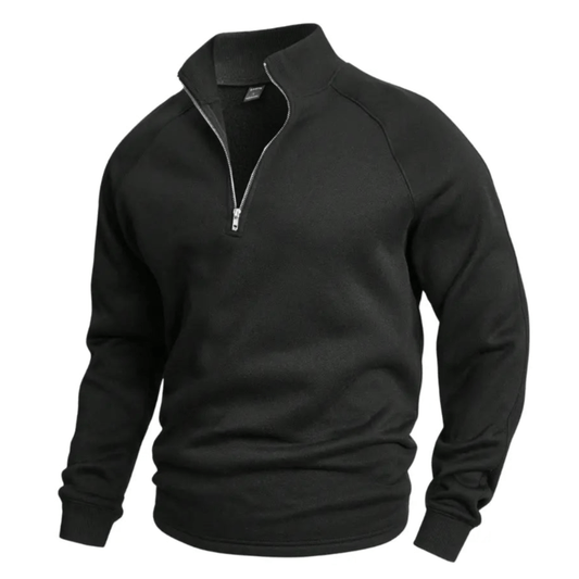 Antonio | Heren Casual Sweater | Halve Rits en Comfortabele Pasvorm 0