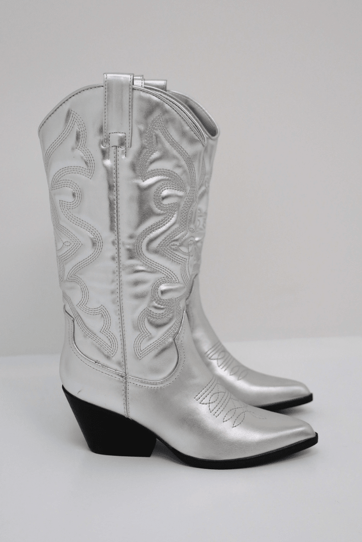 Bella | Dames Cowboy Laarzen | Met Dikke Hak en Trendy Western Look boots Esto Moda