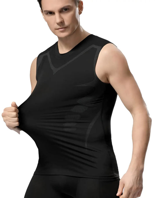 CoreFlex | Heren Afslankende Tanktop | Comfortabel en Ondersteunend 0