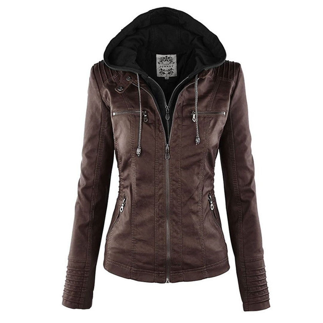 Emma | Dames Winter Jas | Lange Waterdichte met Capuchon Rain jacket Esto Moda