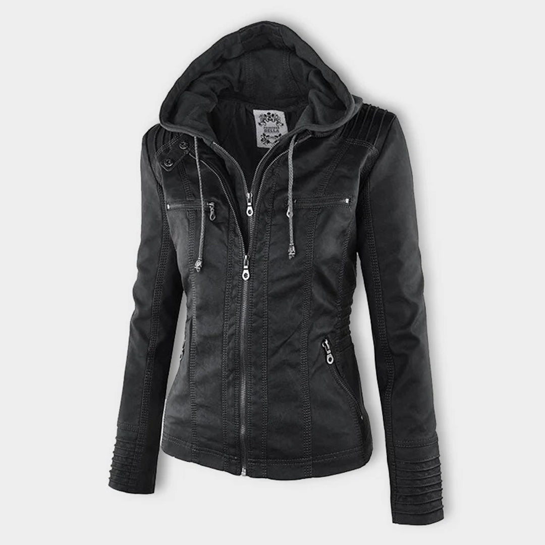 Emma | Dames Winter Jas | Lange Waterdichte met Capuchon Rain jacket Esto Moda
