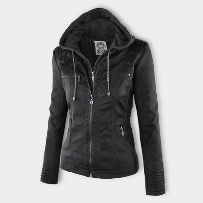 Emma | Dames Winter Jas | Lange Waterdichte met Capuchon Rain jacket Esto Moda