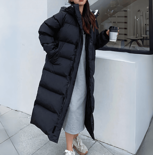 Emma | Dames Winterjas | Lange Winddichte Daunenjacke Winter jacket Esto Moda