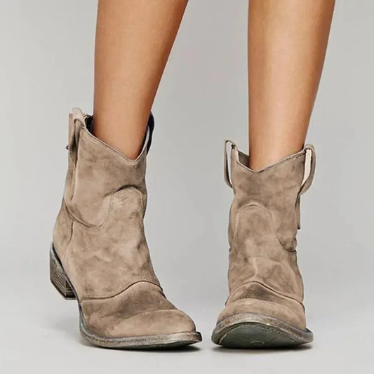 Emma | Dames Suède Laarzen | Comfortabel en Stijlvol , Woman Shoe , Bruin , Esto Moda