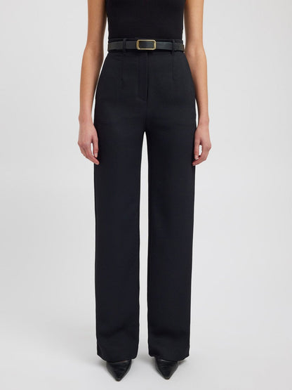 Genia | Dames Casual Chique Pantalon | Rechte Pasvorm met Zakken Pantalon Esto Moda