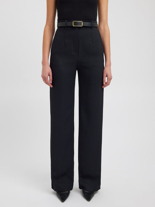 Genia | Dames Casual Chique Pantalon | Rechte Pasvorm met Zakken Pantalon Esto Moda