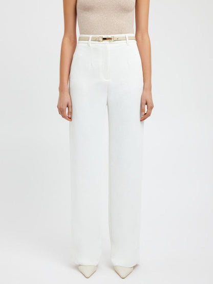 Genia | Dames Casual Chique Pantalon | Rechte Pasvorm met Zakken Pantalon Esto Moda