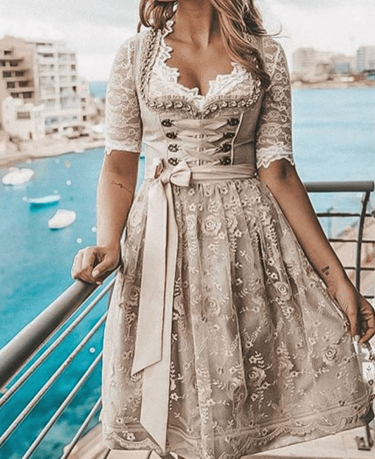 Heidi | Dames Dirndl Jurk | Traditioneel Oktoberfest Jurkje Dirndl dress Esto Moda